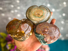 Load image into Gallery viewer, Ethically Sourced Ocean Jasper Hearts
