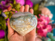 Load image into Gallery viewer, Ethically Sourced Ocean Jasper Hearts
