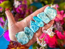 Load image into Gallery viewer, Polished Larimar Slices,Hand Selected
