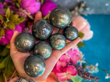 Load image into Gallery viewer, Polished Pyrite Crystal Ball
