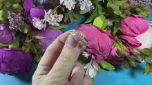 Load and play video in Gallery viewer, Rhodochrosite Rings Size 9
