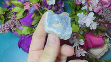 Load and play video in Gallery viewer, REAL Raw Blue Druzy Quartz Specimens
