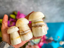 Load image into Gallery viewer, Agate Crystal Mushrooms

