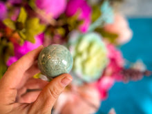 Load image into Gallery viewer, Amazonite Spheres, Amazonstone Crystal Balls
