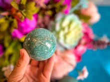 Load image into Gallery viewer, Amazonite Spheres, Amazonstone Crystal Balls
