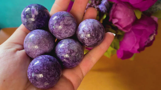 CHAROITE SPHERE