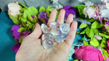Load and play video in Gallery viewer, Tumbled AURA Clear quartz
