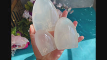 Load and play video in Gallery viewer, Girasol Quartz Freeforms, Ethically Sourced Moon Quartz, Moon Opal
