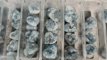 Load and play video in Gallery viewer, Ethically Sourced CELESTITE Hearts
