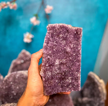 Load image into Gallery viewer, STANDING Raw &quot;Rainbow&quot; Amethyst Cathedral
