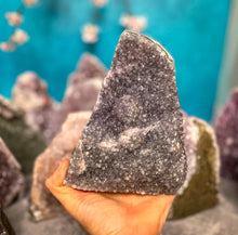Load image into Gallery viewer, STANDING Raw &quot;Rainbow&quot; Amethyst Cathedral
