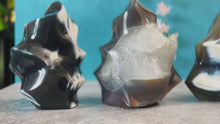 Load and play video in Gallery viewer, Orca Agate Crystal Flame 1000-1400 grams
