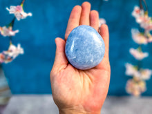 Load image into Gallery viewer, BLUE CALCITE Palm Stones

