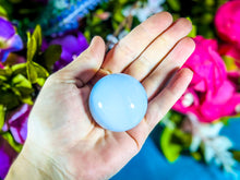 Load image into Gallery viewer, Blue Chalcedony Spheres
