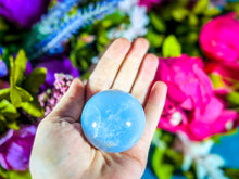 Load image into Gallery viewer, Blue Chalcedony Spheres
