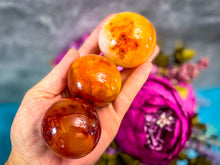 Load image into Gallery viewer, BEAUTIFUL Carnelian Crystal Balls, Ethically Sourced

