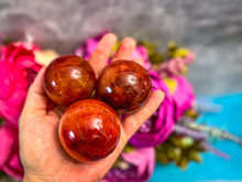 Load image into Gallery viewer, BEAUTIFUL Carnelian Crystal Balls, Ethically Sourced
