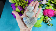 Load and play video in Gallery viewer, BLUE Moonstone Crystal Hearts
