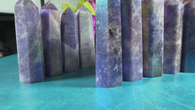 Load and play video in Gallery viewer, Aura Lepidolite Tower
