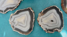 Load and play video in Gallery viewer, Natural Agate Slices, Some with Druzies!
