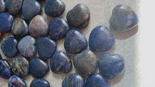 Load and play video in Gallery viewer, Small Sodalite Hearts
