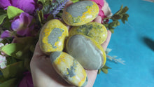 Load and play video in Gallery viewer, Bumble Bee Jasper Palmstones

