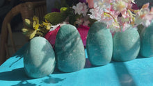 Load and play video in Gallery viewer, Amazonite Freeforms, Amazonstone Freeform
