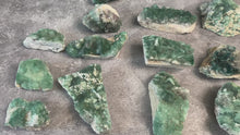 Load and play video in Gallery viewer, Green cubic Fluorite Mineral Specimen
