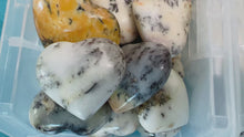 Load and play video in Gallery viewer, Dendritic Agate Hearts
