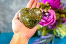 Load image into Gallery viewer, Green Opal Hearts, 100-750 grams, Ethically Sourced Crystals
