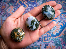 Load image into Gallery viewer, Ocean Jasper palm stone

