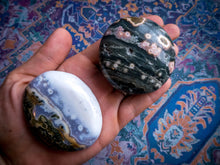 Load image into Gallery viewer, Ocean Jasper palm stone
