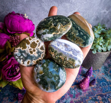 Load image into Gallery viewer, Ocean Jasper palm stone
