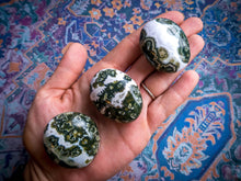 Load image into Gallery viewer, Ocean Jasper palm stone

