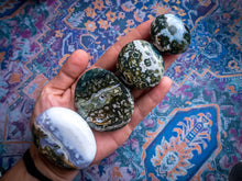 Load image into Gallery viewer, Ocean Jasper palm stone
