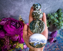 Load image into Gallery viewer, Ocean Jasper palm stone
