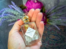 Load image into Gallery viewer, JASMINE Perfume Oil with Rainbow MOONSTONE crystals
