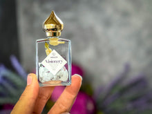 Load image into Gallery viewer, JASMINE Perfume Oil with Rainbow MOONSTONE crystals
