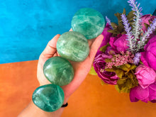 Load image into Gallery viewer, green fluorite palm stones
