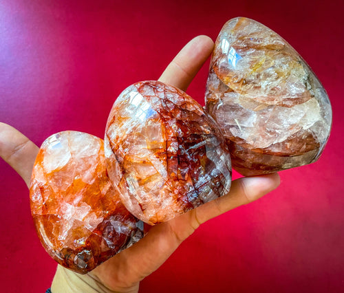 Red Hematoid Quartz CRYSTAL FREEFORM
