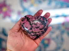 Load image into Gallery viewer, RHODONITE heart
