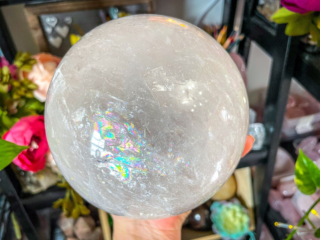 6.6 LB RAINBOW Quartz Sphere