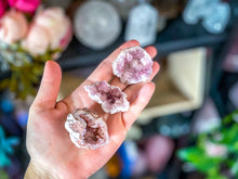 Load image into Gallery viewer, Small Pink/Orange Amethyst crystal Cluster
