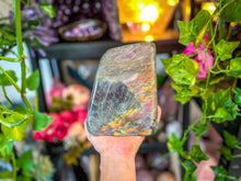 Load image into Gallery viewer, EPIC Spectralite Purple Pink Labradorite Freeform

