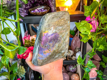 Load image into Gallery viewer, EPIC Spectralite Purple Pink Labradorite Freeform
