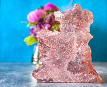 Load image into Gallery viewer, Standing Pink Amethyst Sculpture
