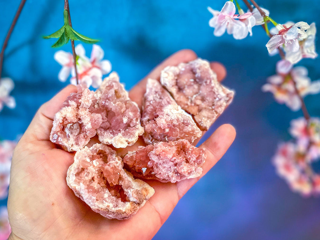 Pink Amethyst crystal Cluster