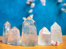 Load image into Gallery viewer, Large Clear Quartz towers
