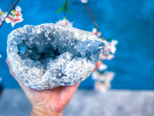 Load image into Gallery viewer, Ethically Sourced CELESTITE geode
