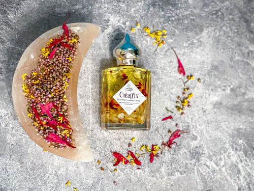 CREATRIX Natural Floral Perfume Oil for Divine Feminine Energy with Jasmine